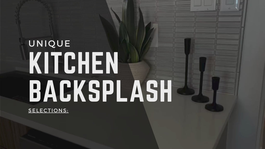 Unique Kitchen Backsplash Selections